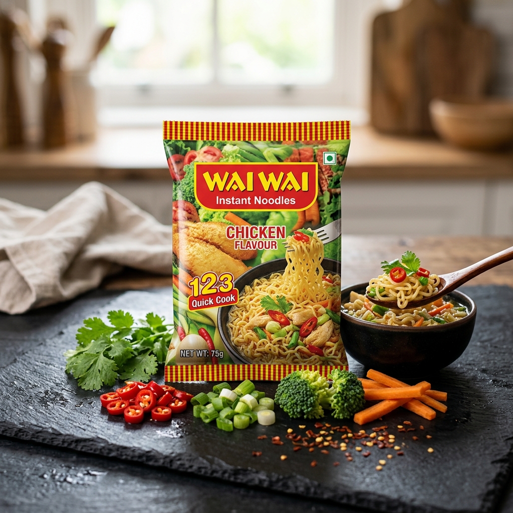 Wai Wai noodle products